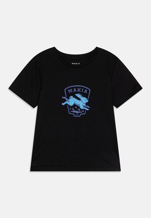RABBIT UNISEX - Print T-shirt - black