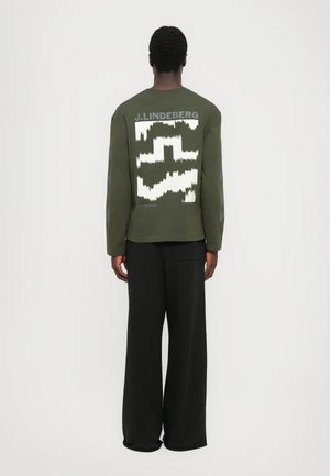 WALSH PRINT - Long sleeved top - forest green