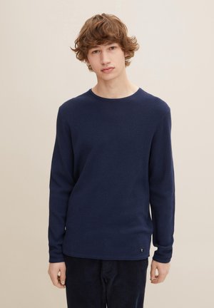 TOM TAILOR DENIM Strickpullover - sky captain blue