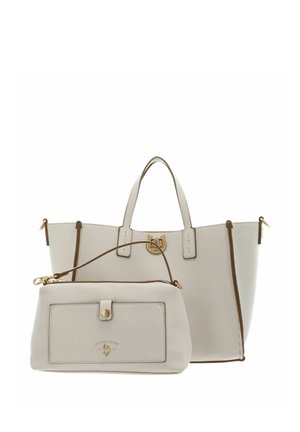 U.S. Polo Assn., MIDDLETON SHOPPER TASCHE 33 CM - Bolso de mano - creme white