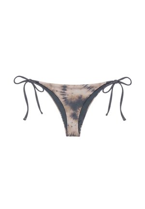 PULL&BEAR, TIE-DYE KNOT BIKINI BOTTOMS - Bas de bikini - blue