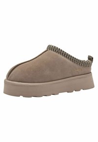 s.Oliver Pantoffels - light taupe