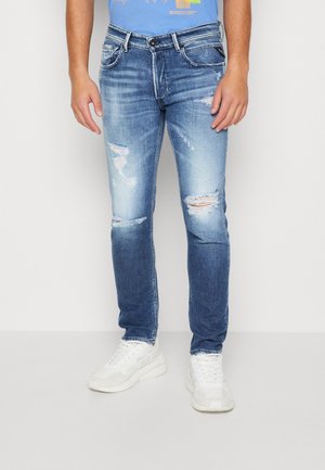 Vaqueros slim fit - dark-blue denim