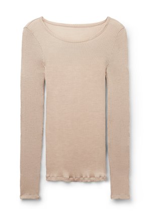 Intimissimi CREW NECK LONG SLEEVES - Strickpullover - natürlich dune beige