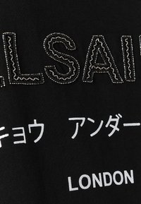 AllSaints UNDER AMELIE TEE - T-shirt con stampa - black