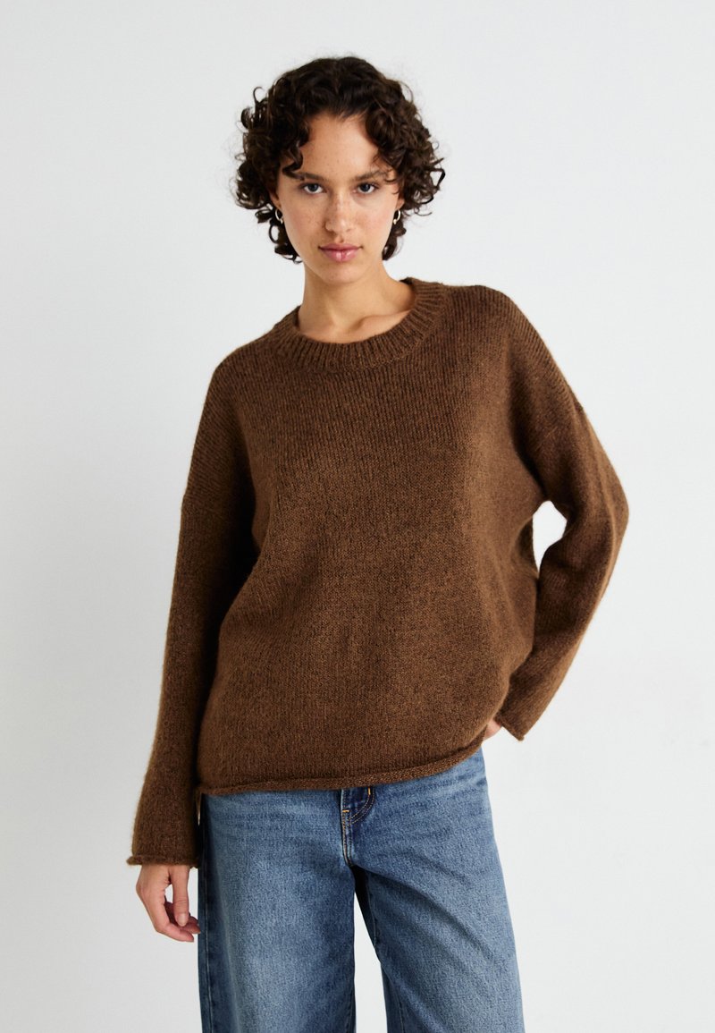 Vero Moda VMNOELLE ONECK  - Džemperis - pinecone melange