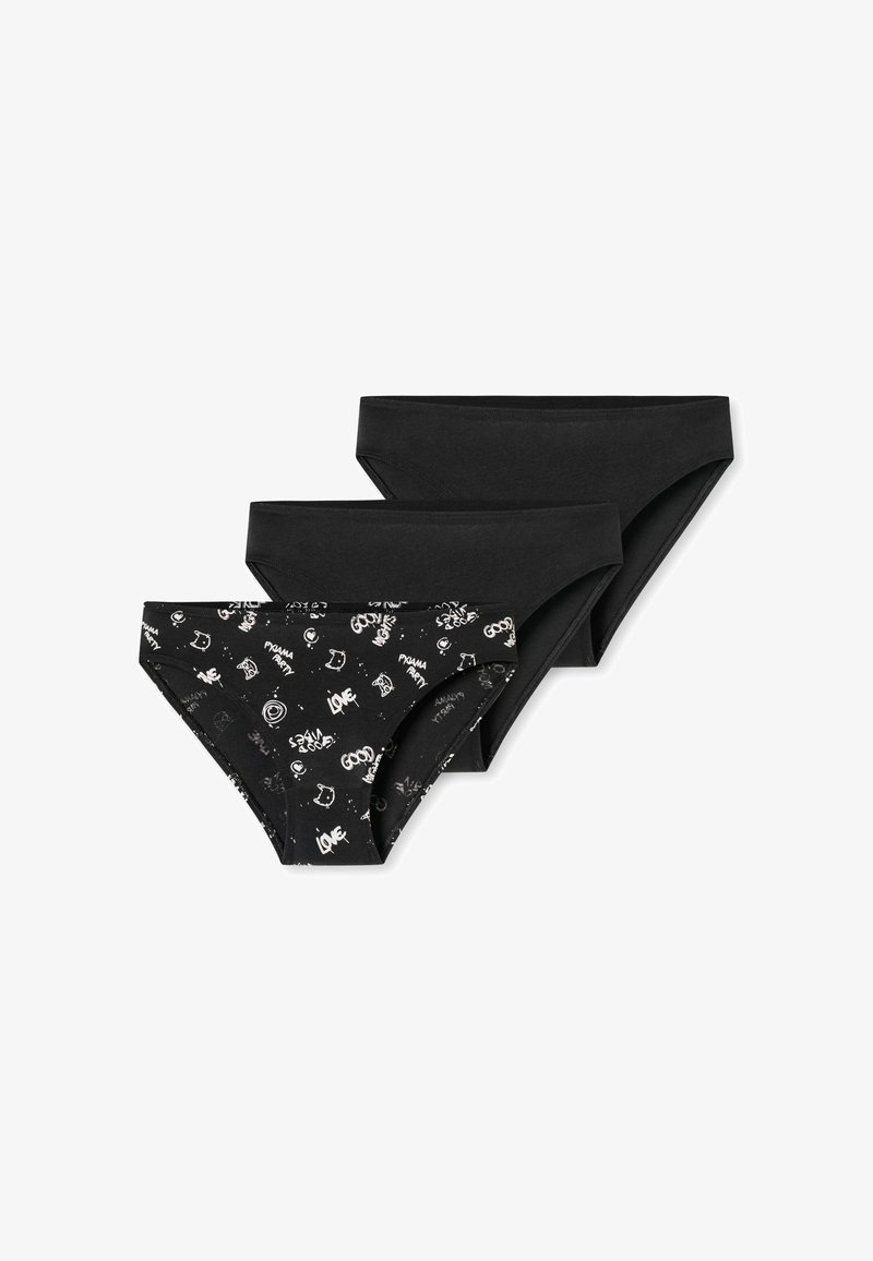 Schiesser 3-PACK - Slip - schwarz
