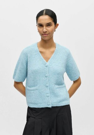 OBJSAGGIA RE SS V-NECK DIV - Gilet - winter sky