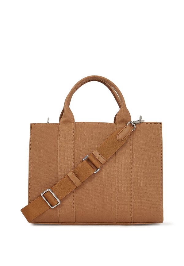 SQUARE MEDIUM TOTE - Handbag - taupe4