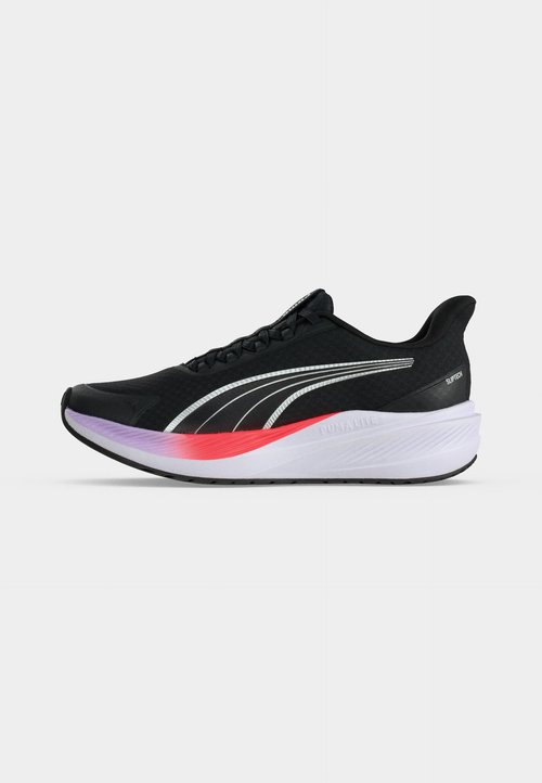PUMA DASHER LITE SLIPTECH JR UNISEX - Road running shoes - black/silver-coloured/light lavender/ultra red/white — foto 2