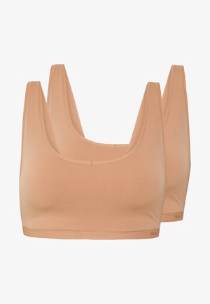 Skiny DAMEN BUSTIER 2ER PACK - Bustier - bronze