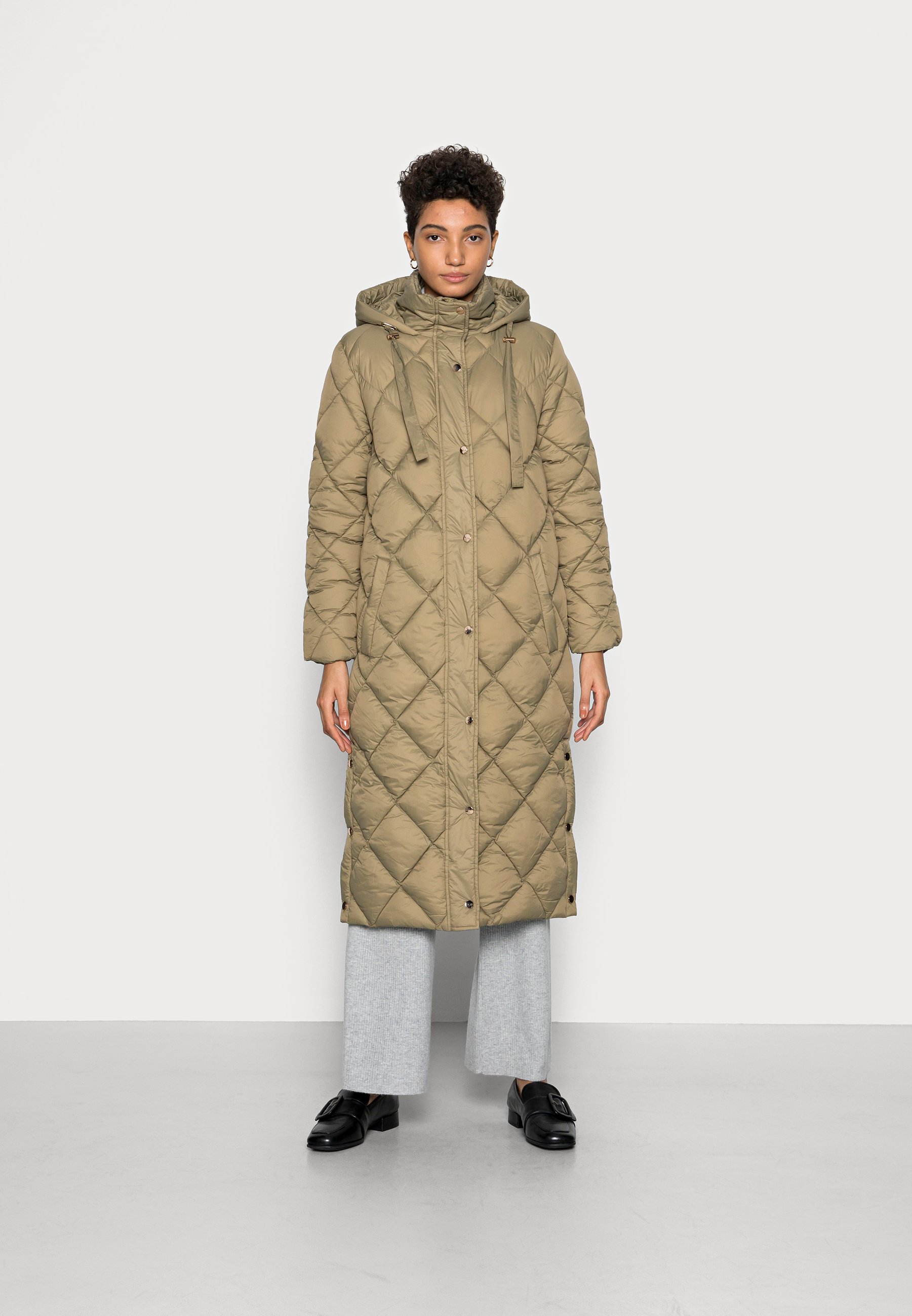 saint tropez long padded jacket