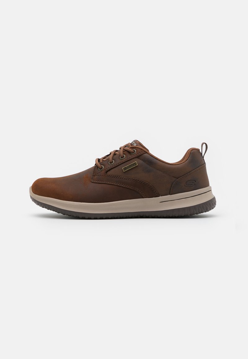 Skechers DELSON - Stringate sportive - dark brown