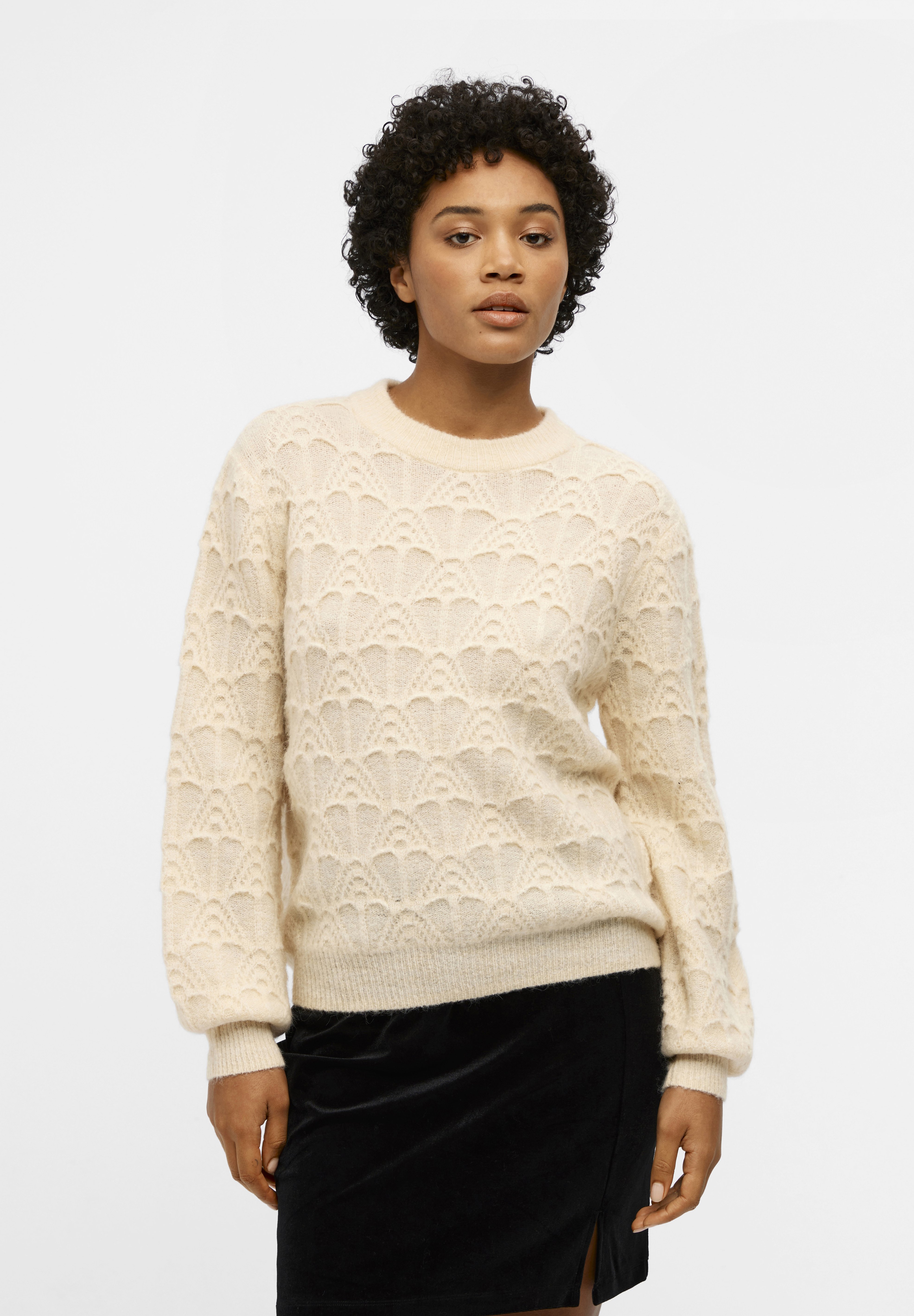Pull Col V Tricoté PIECES Pour Femme - Marque Danoise, Style Décontracté - 11