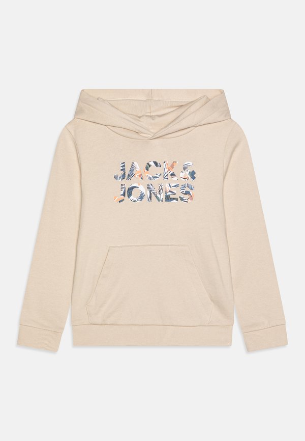 JJEBRYAN LOGO HOOD - Kapuzenpullover - moonbeam