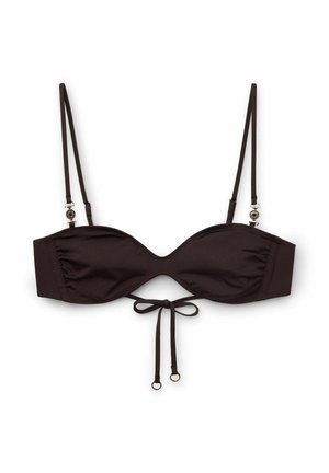 Calzedonia, MINIMAL FIT BUSTIER - Haut de bikini - brown