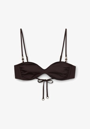 Calzedonia, MINIMAL FIT BUSTIER - Haut de bikini - brown