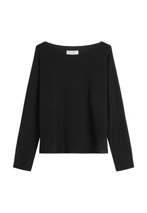 Marc O'Polo, PULLOVER, LONGSLEEVE, BOAT-NECK - Jumper - black