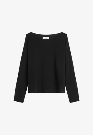 Marc O'Polo, PULLOVER, LONGSLEEVE, BOAT-NECK - Jumper - black