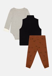 Carter's SET - Strukirani kaput - black