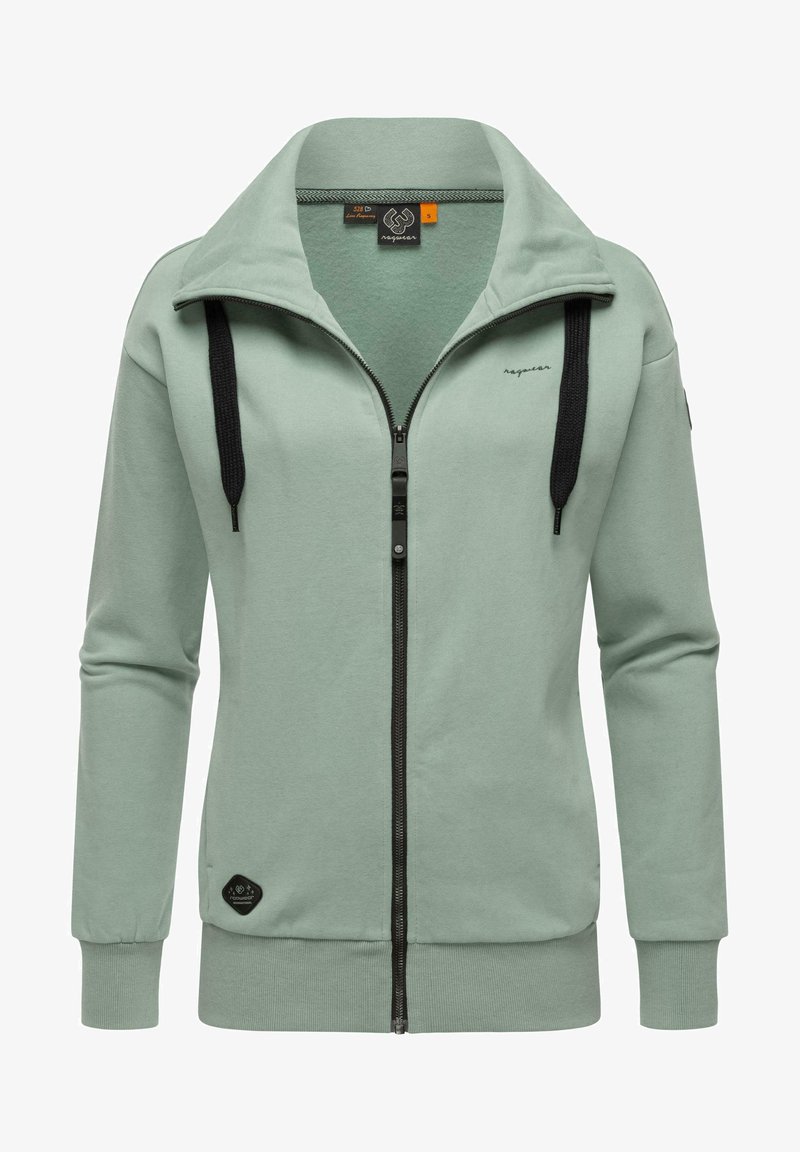 Ragwear SHOCKY - Tröja med dragkedja - dusty green