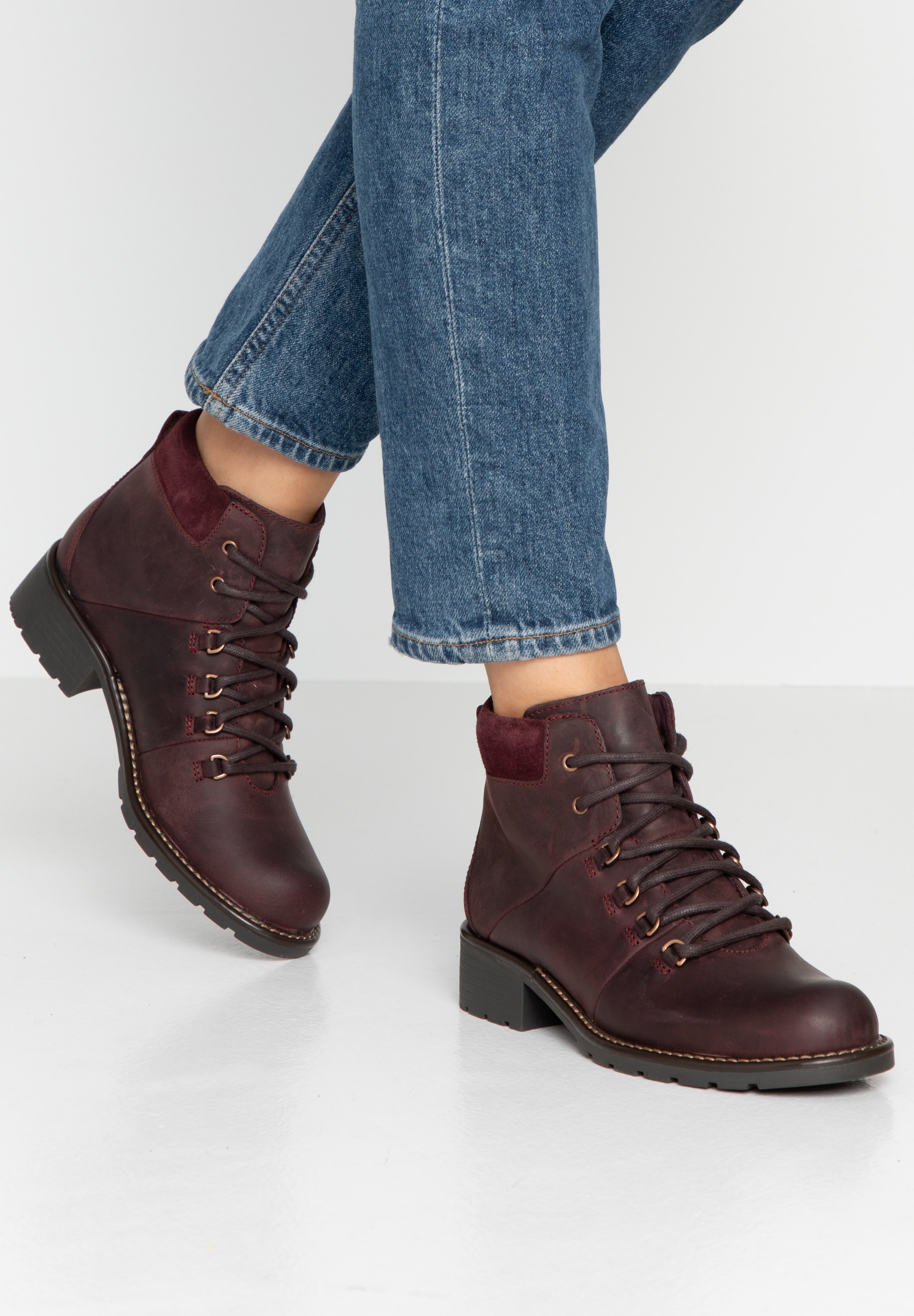 Clarks orinoco demi burgundy Clearance