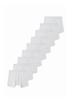 9-PACK SOLID - Boxerkalsong - white
