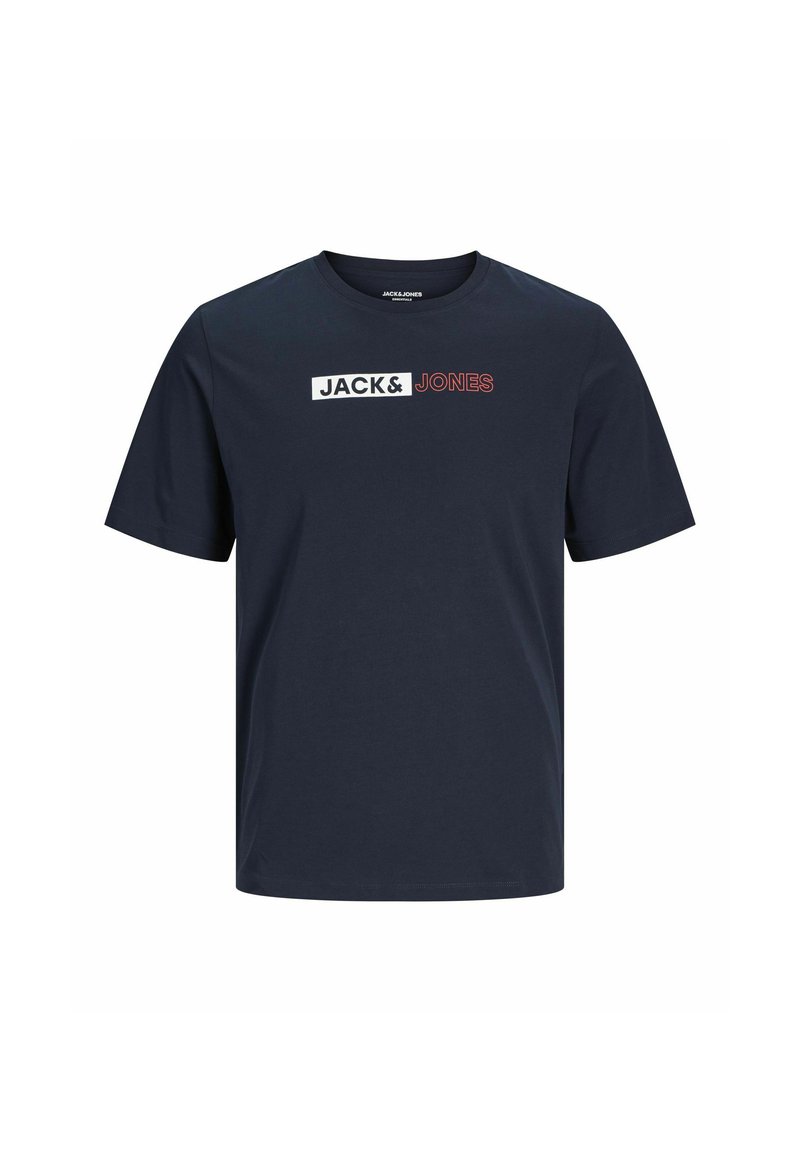 jack & jones T-shirt print donkerblauw