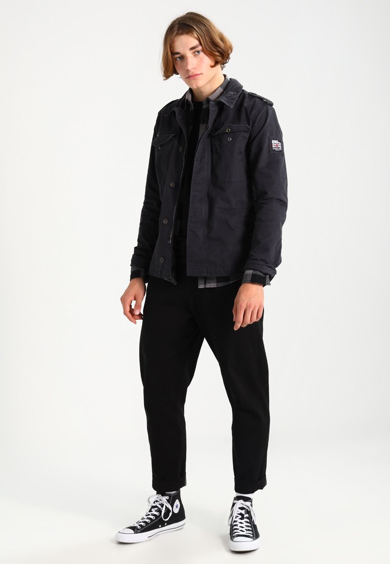 superdry rookie deck jacket midnight