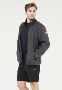 Whistler SAMPTON - Fleecejacka - 1011 dark grey melange
