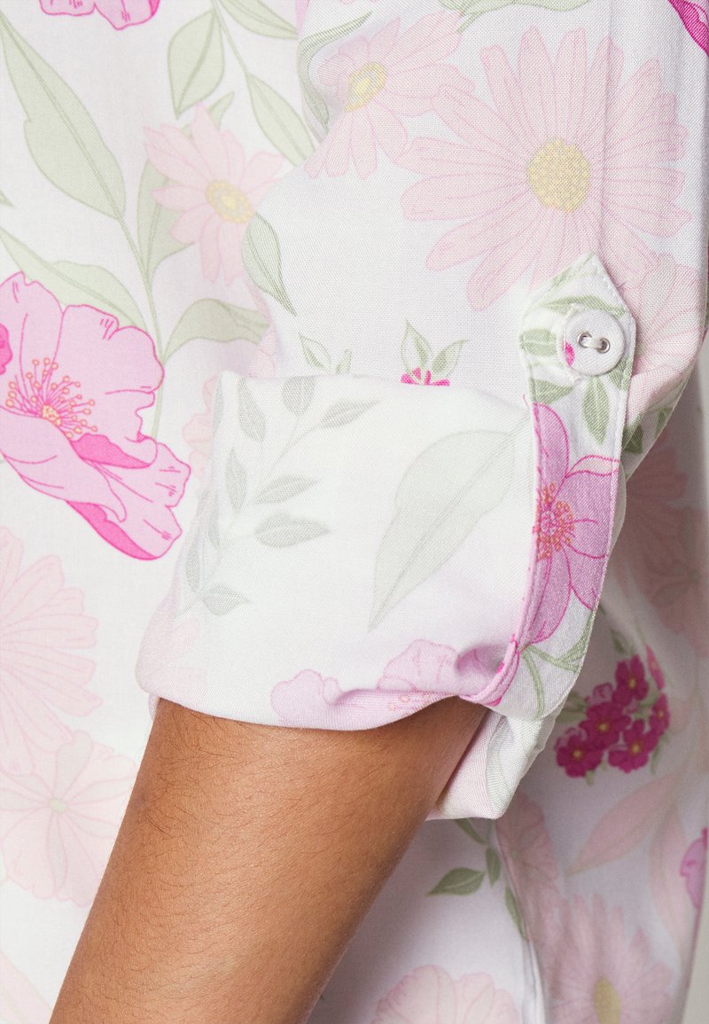 Damen Nachthemden | Esprit SEASONAL PRINT Pyjama white/weiß - HR87870 Damen Nachthemden | Esprit SEASONAL PRINT Pyjama white/weiß - HR87870