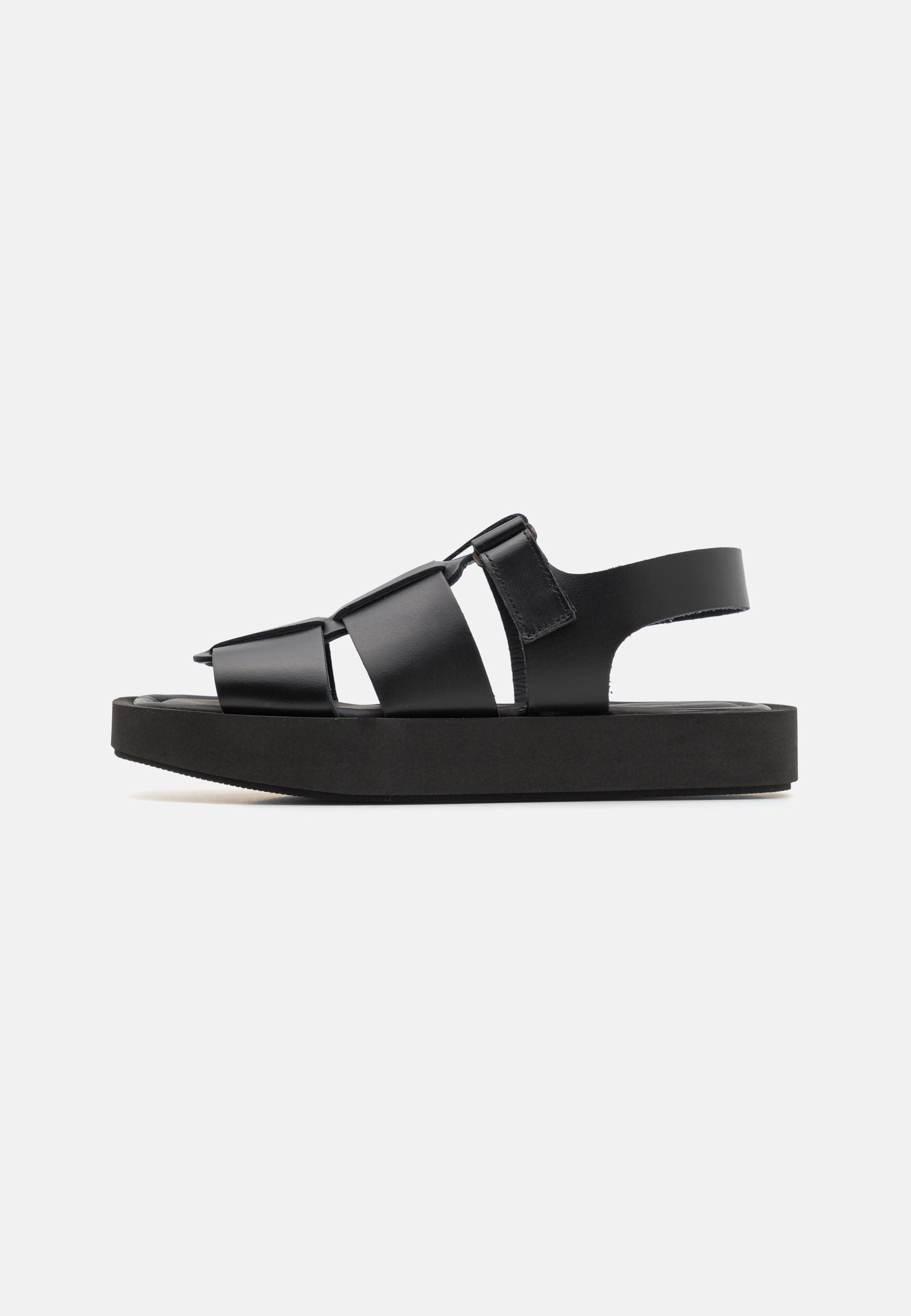 By Malene Birger KLEVA - Platform sandals - black - Zalando