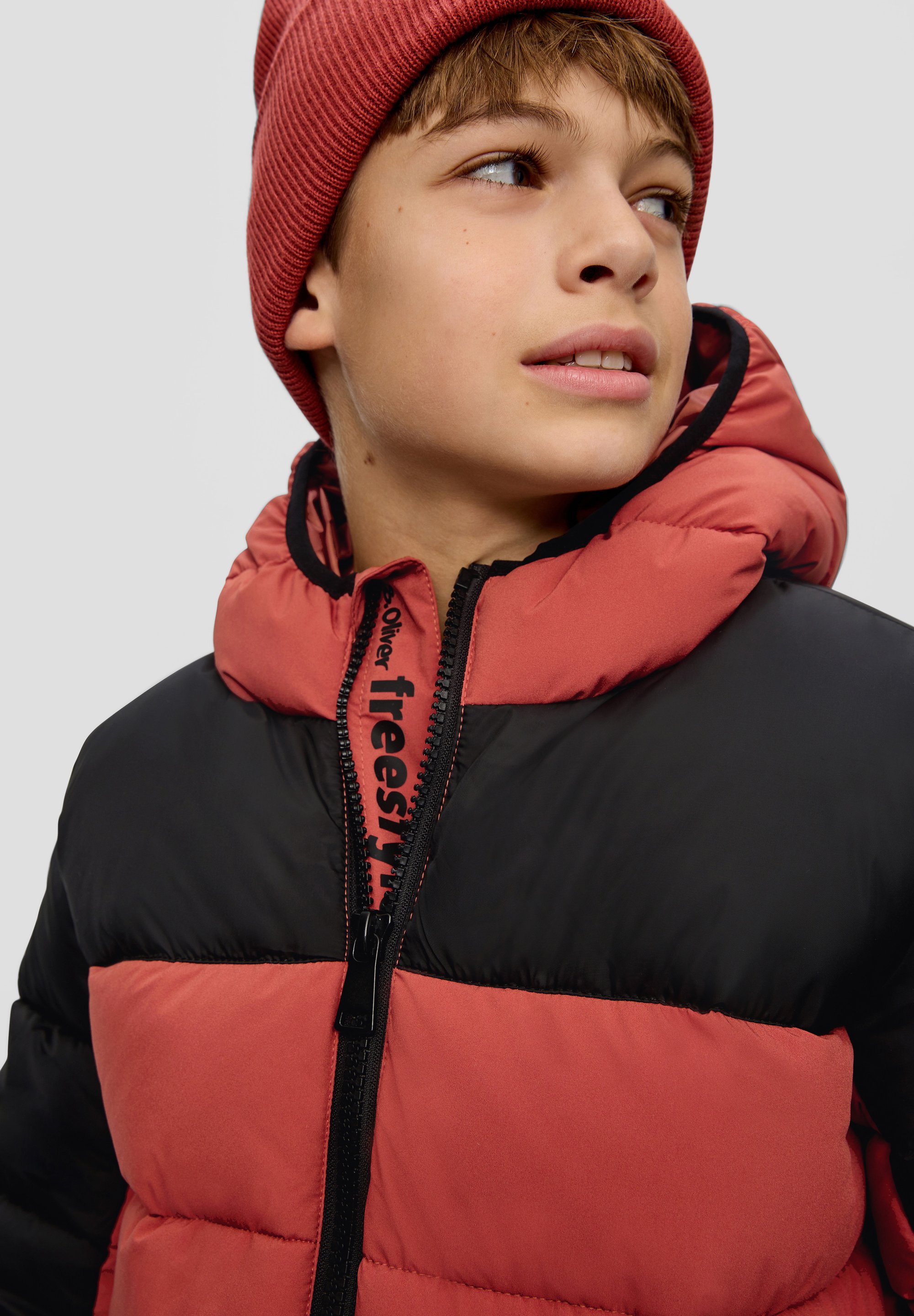 STEPPJACKE Winterjacke rubinrot/dunkelrot