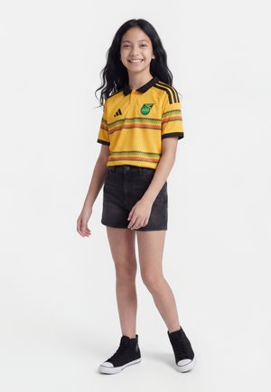 adidas Performance JAMAICA HOME KIDS UNISEX - Sport T-shirt - bold gold coloured