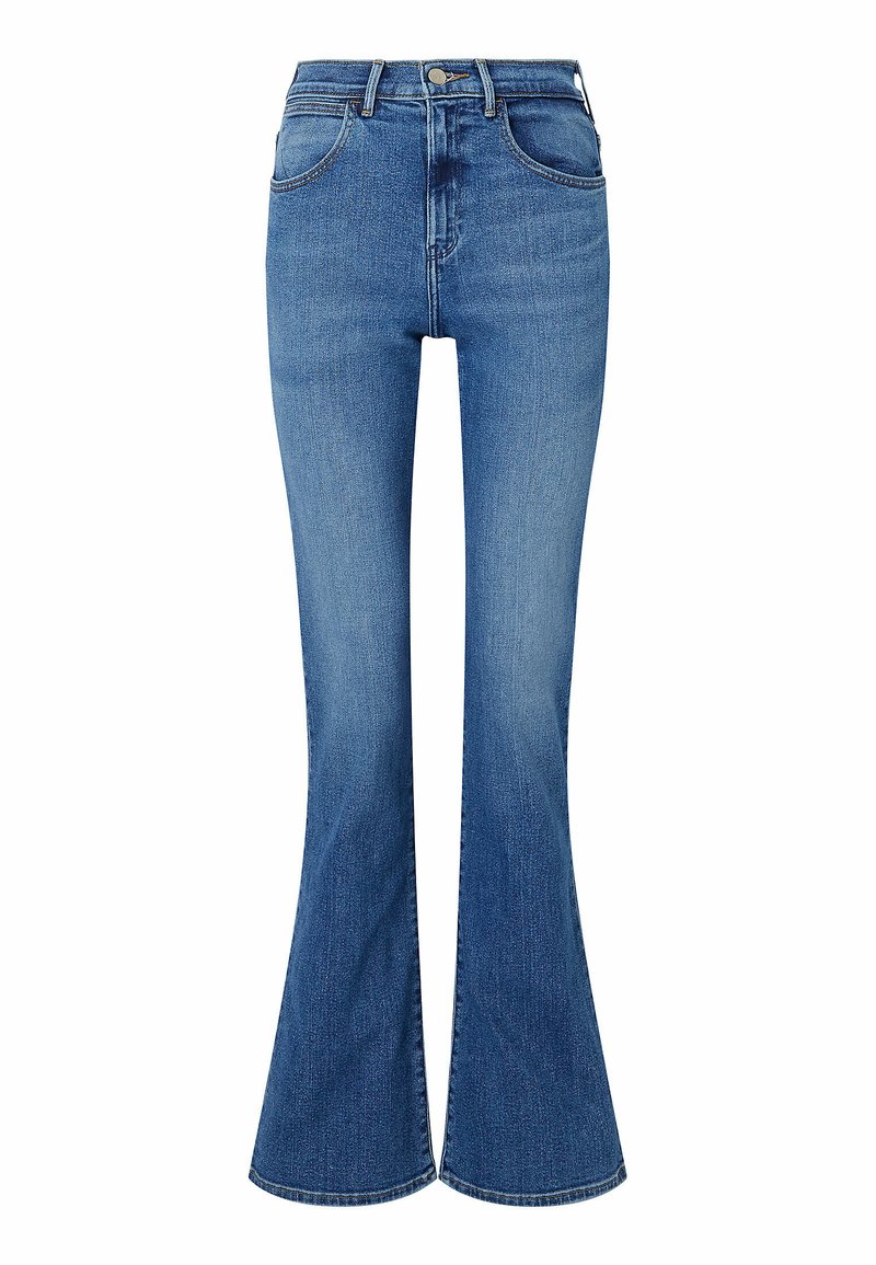 Wrangler Bootcut jeans blauw denim/bluedenim Wrangler Bootcut jeans blauw denim/bluedenim