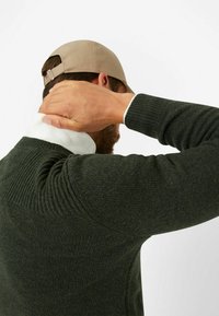 BRAX STYLE RICK - Strickpullover - olive