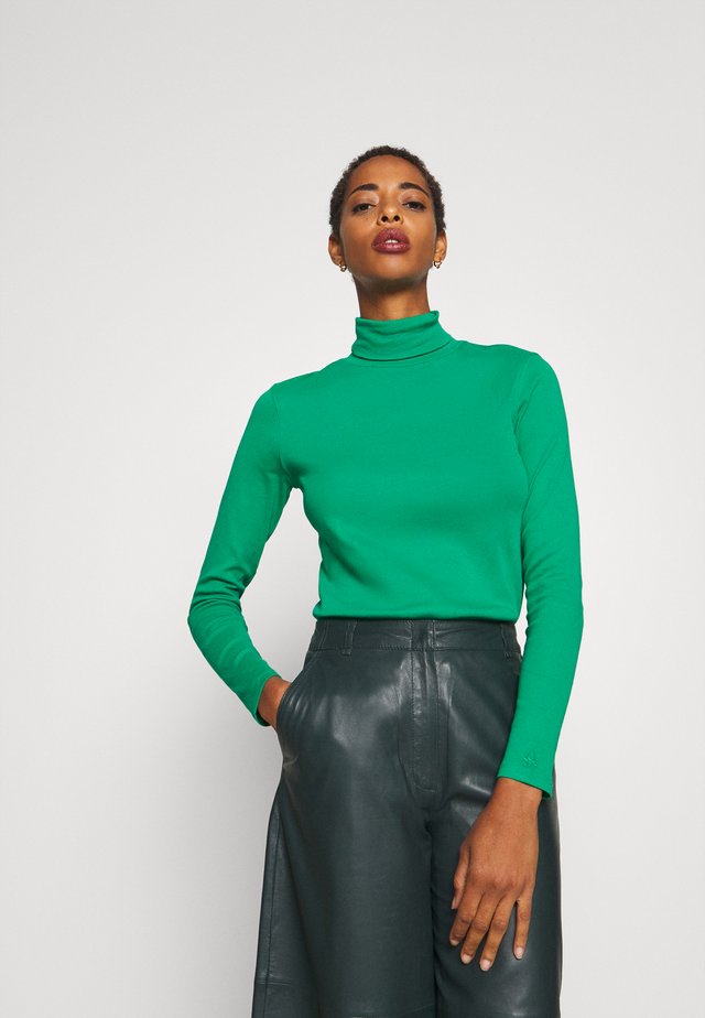 TURTLE NECK - Long sleeved top - green