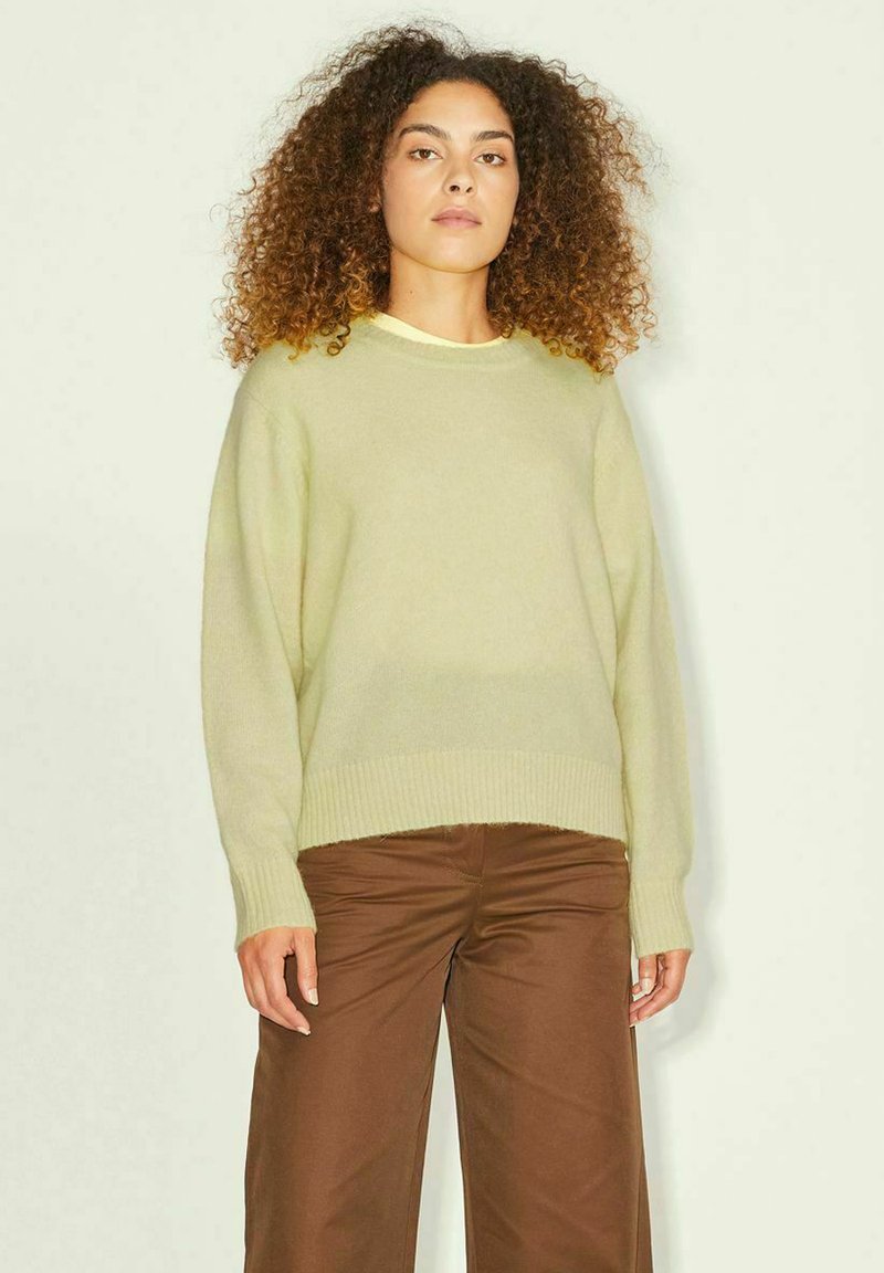 Damen Strickjacken | JJXX JXSILJE LS UPGRADE NOOS Strickpullover elfin yellow/hellgelb - KJ09678 Damen Strickjacken | JJXX JXSILJE LS UPGRADE NOOS Strickpullover elfin yellow/hellgelb - KJ09678
