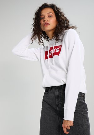 GRAPHIC SPORT HOODIE - Bluza z kapturem - batwing white