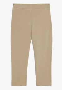 CAPRI PUNTO LEGGINGS WITH SIDE ZIP - Legging (type pantalon) - beige