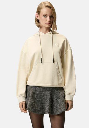 MELATO TINTO OLD - Jersey con capucha - white