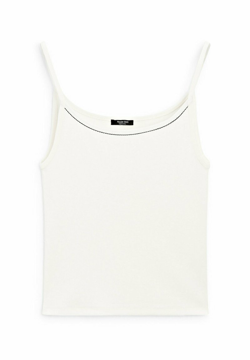 Massimo Dutti Top - white - Zalando.co.uk