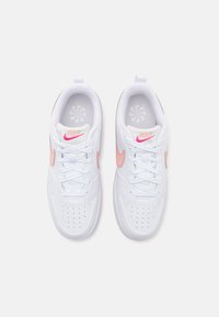 Nike Sportswear COURT BOROUGH LOW RECRAFT - Trainers - white/arctic orange/pinksicle