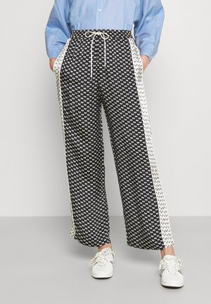 Stoffhose - mottled dark grey