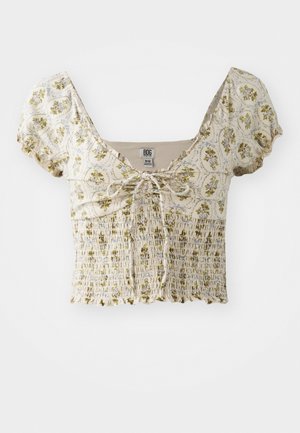 BDG Urban Outfitters SYDNEY CAP SLEEVE - T-shirts med print - green