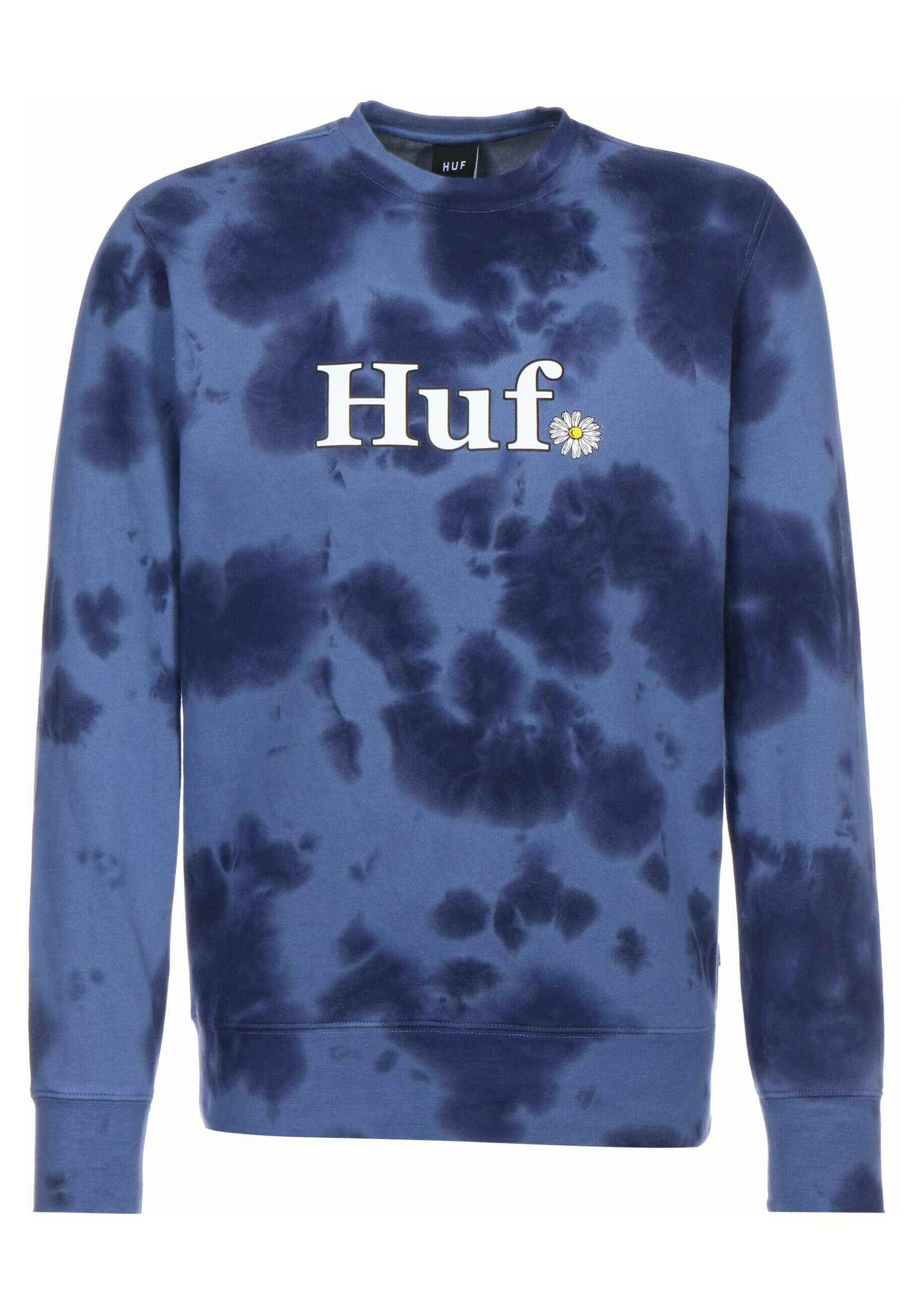 Sudadera Huf Broadcast Tiedye P-O Hoodie Azul Blue