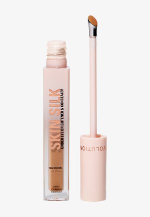 REVOLUTION SKIN SILK RADIANT SERUM UNDER EYE BRIGHTENER - Soin des yeux - tan golden