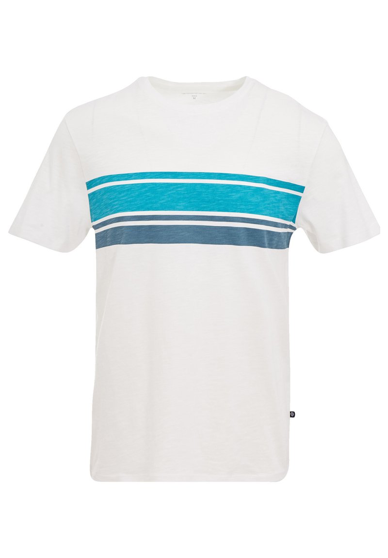 Herren T-Shirts basic | BONOBO Jeans MIT KURZEN ÄRMELN T-Shirt print bleu turquoise/türkis - RA41841 Herren T-Shirts basic | BONOBO Jeans MIT KURZEN ÄRMELN T-Shirt print bleu turquoise/türkis - RA41841