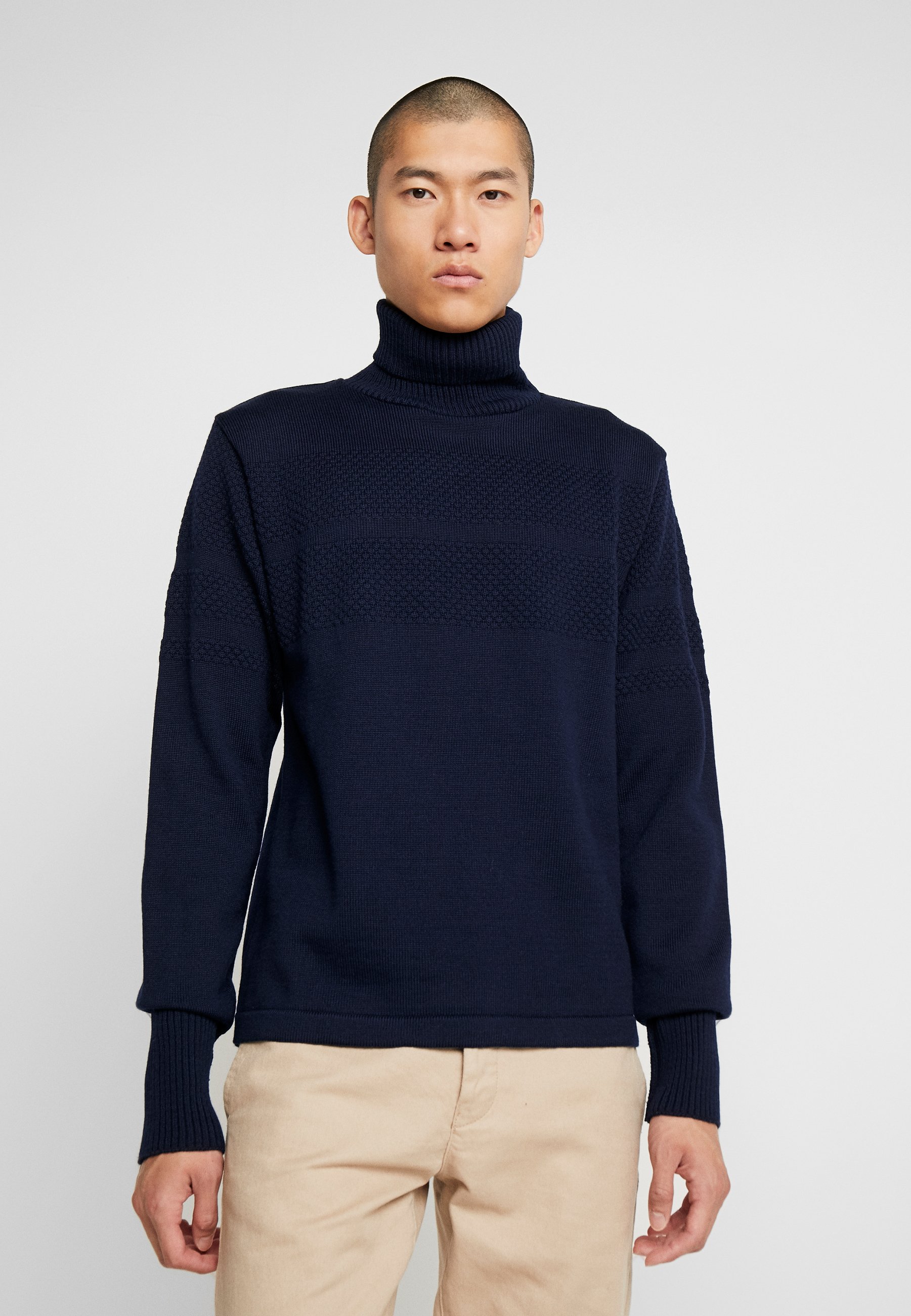 Diagnose Skråstreg Revisor Mads Nørgaard KLEMENS - Strikpullover /Striktrøjer - navy/mørkeblå -  Zalando.dk