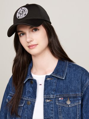 Tommy Jeans VARSITY TRUCKER - Casquette - black